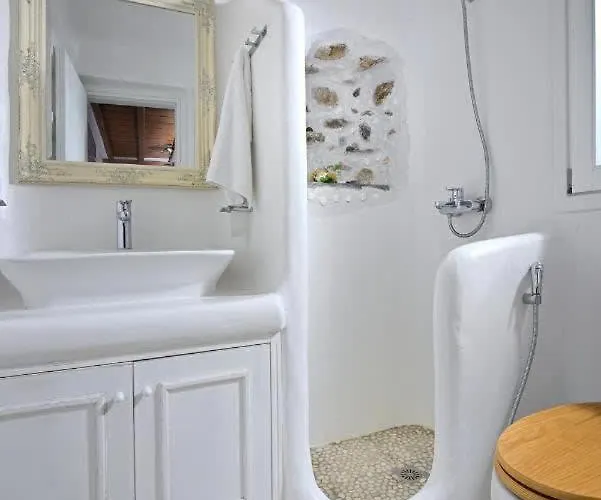 וילה Panormos Beach Escape Dreamy Coastal Retreat *