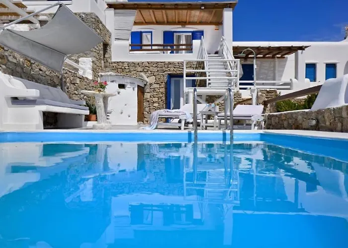 וילה Panormos Beach Escape Dreamy Coastal Retreat פנורמוס מיקונוס