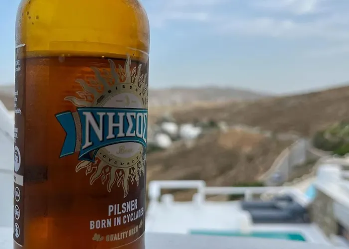 וילה Panormos Beach Escape Dreamy Coastal Retreat